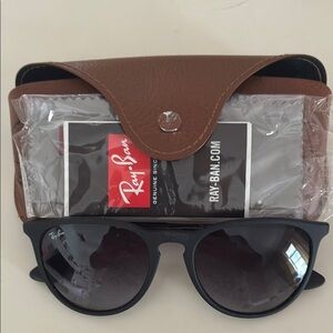 Brand New Ray-Ban Ericka Sunglasses with Brown Leather Case